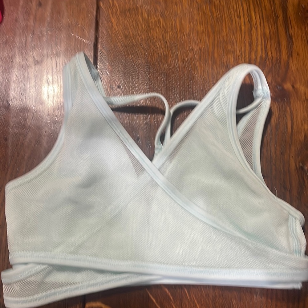 Tiffany blue Nike sports bra XS